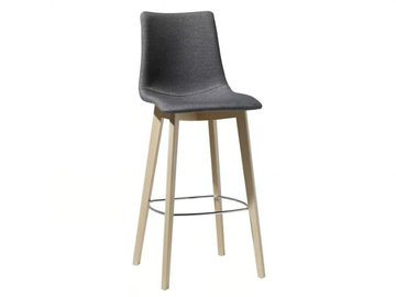 NATURAL ZEBRA POP - Upholstered stool by SCAB DESIGN