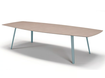 SQUID - Hexagonal die cast aluminium and HPL table by SCAB DESIGN