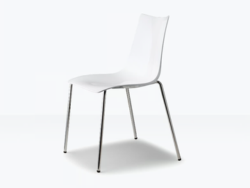 ZEBRA ANTISHOCK - Stackable polycarbonate chair by SCAB DESIGN