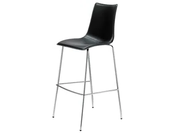 ZEBRA POP H80 - High upholstered stool by SCAB DESIGN