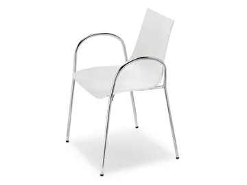 ZEBRA TECNOPOLIMERO - Technopolymer chair with armrests by SCAB DESIGN