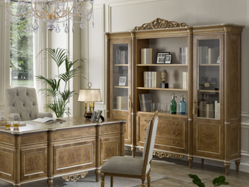 2761 - Wooden bookcase with drawers by SCAPPINI & C