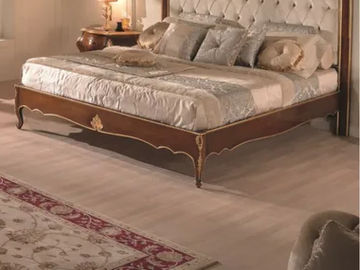 35TH ANNIVERSARY 2084 - Wooden double bed by SCAPPINI & C