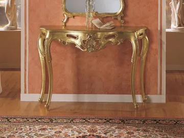 35TH ANNIVERSARY 264-GL - Gold leaf console table by SCAPPINI & C