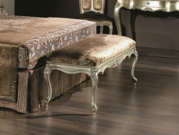 35TH ANNIVERSARY SE 311Q - Upholstered velvet bench by SCAPPINI & C
