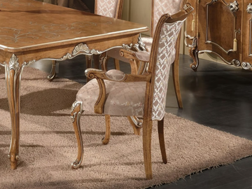 35TH ANNIVERSARY SE 415/A - Upholstered wooden chair with armrests by SCAPPINI & C