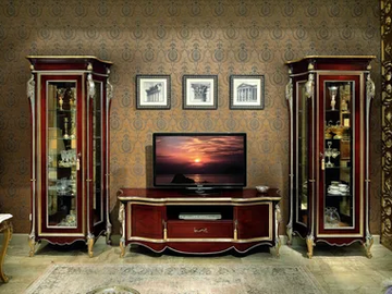 688 - Wooden display cabinet by SCAPPINI & C
