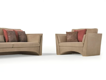 ATTITUDE 3780-1 - Fabric armchair with armrests by SCAPPINI & C