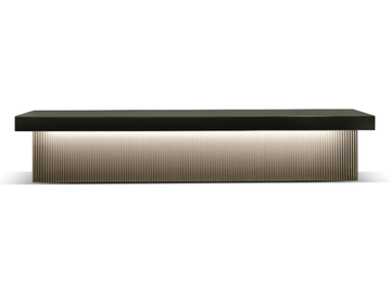 FLAT N37 - Wall shelf with integrated lighting by SCAPPINI & C