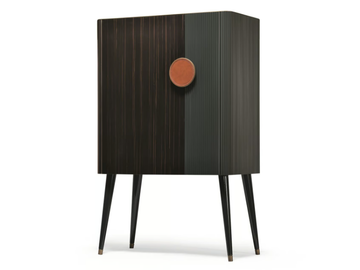 LOUNGE N06 - Wooden bar cabinet by SCAPPINI & C