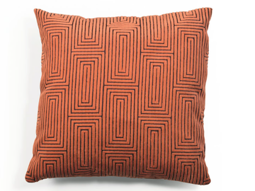 SOFT 50 NA43 - Square geometric fabric cushion by SCAPPINI & C