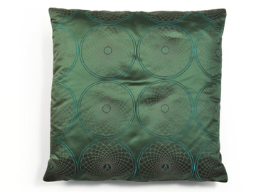 SOFT 65 NA41 - Square geometric fabric cushion by SCAPPINI & C