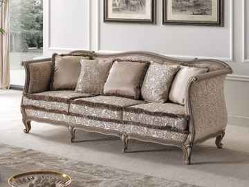 TIMELESS 3050 - 3 seater fabric sofa by SCAPPINI & C