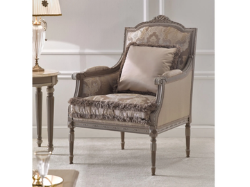 TIMELESS SE 2721 - Fabric armchair with armrests by SCAPPINI & C