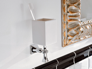 BUTTERFLY - Ceramic toothbrush holder by Scarabeo Ceramiche