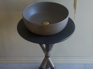 COLORS - Countertop freestanding round washbasin by Scarabeo Ceramiche