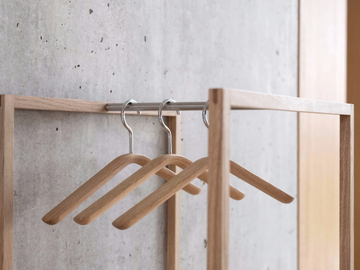 0121 - Wooden clothes hanger by Schönbuch