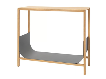 TUB - Rectangular solid wood console table by Schönbuch