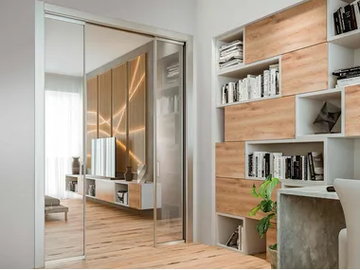 ACQUA WITH JAMBS - Glass sliding door by Scrigno
