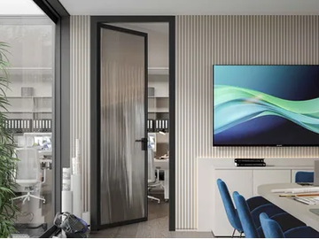 ELETTA - Hinged glass door by Scrigno