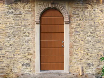 OLVERA - Arched safety door by Scrigno