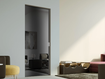 SLIDING MIRR - Glass door by Scrigno