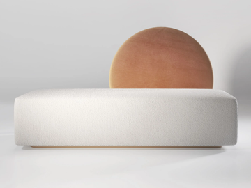 HORIZON - 2 seater fabric sofa by Secolo