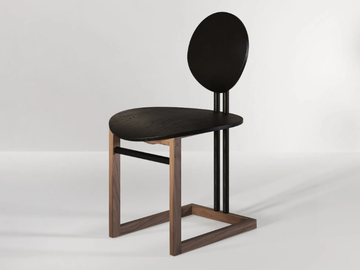 LUNA - Wooden chair by Secolo
