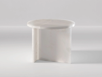 ORIGIN - Round marble coffee table by Secolo