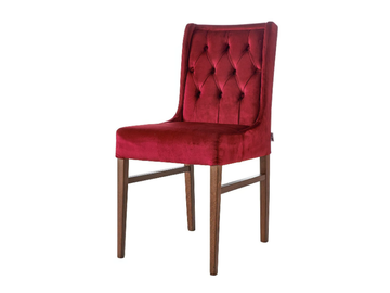 DRESSY-C - Tufted upholstered fabric chair by Sedex