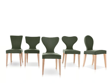 EVA - Upholstered fabric chair by Sedex