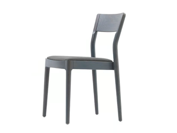 JUNE - Stackable wooden chair with integrated cushion by Sedex
