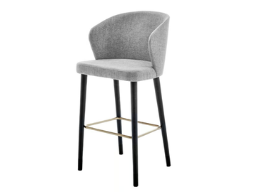 TREND - Fabric barstool with footrest by Sedex