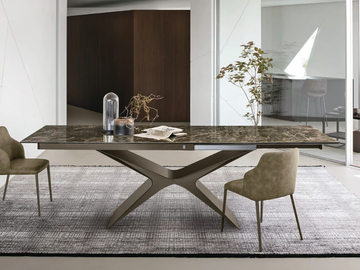 BALTIK - Extending rectangular ceramic table by Sedit