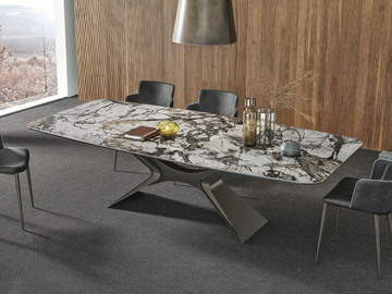 SAIL - Rectangular ceramic table by Sedit