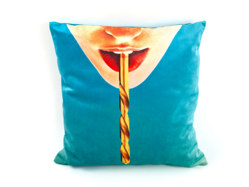 DRILL - Square fabric cushion by Seletti