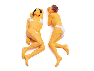 LOVE IS A VERB MAYA & SOFIA - Resin decorative object by Seletti