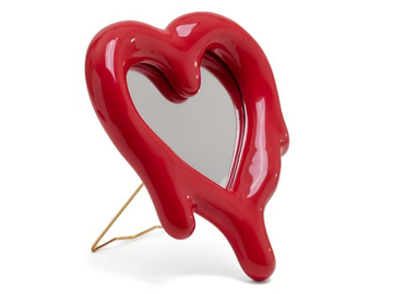 MELTED HEART - Porcelain mirror / frame by Seletti