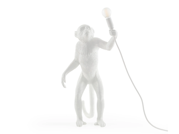 THE MONKEY LAMP STANDING - LED resin table lamp by Seletti
