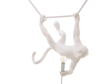 THE MONKEY LAMP SWING - LED resin pendant lamp by Seletti