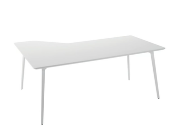 FLY - L-shaped wooden workstation desk by SELLEX