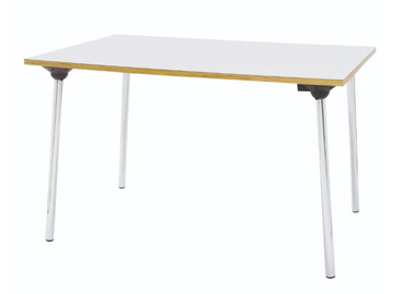 FOLD - Folding rectangular beech office desk by SELLEX