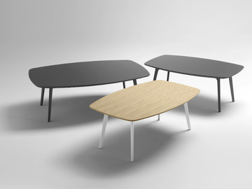 MIX - Rectangular wooden coffee table by SELLEX