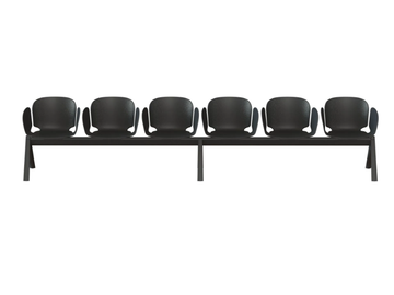 NEST BEAM - 6-seater modular bench by SELLEX