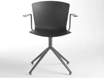 SLAM - Polypropylene chair with armrests by SELLEX