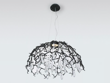 AQUA DOME MEDIUM - Handmade bronze pendant lamp by Serip