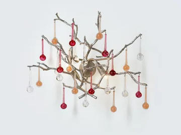 BIJOUT CANDIE MEDIUM - Halogen bronze wall lamp by Serip