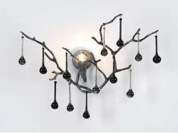 BIJOUT CANDIE SMALL - Halogen bronze wall lamp by Serip