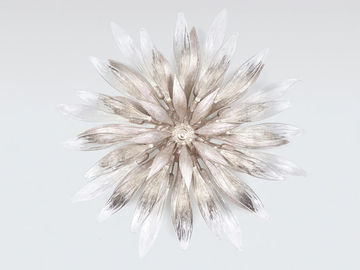 DANDELION HANA MEDIUM - LED handmade bronze wall lamp by Serip