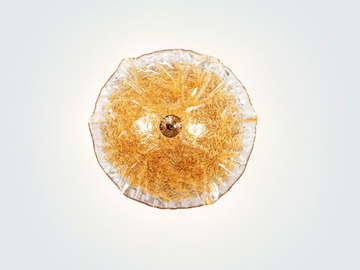 NENUFAR BOWL - Handmade bronze wall light by Serip